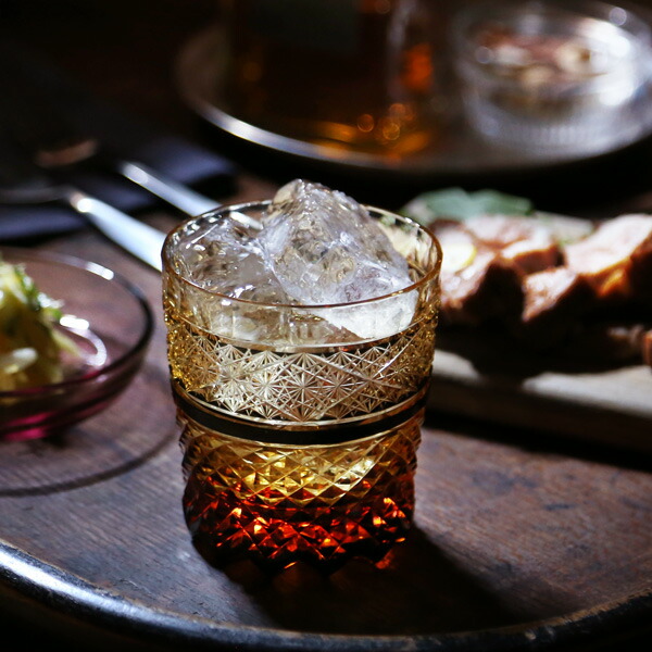 楽天市場】小樽切子 燦 オールド 黒琥珀 深川硝子工芸 切子グラス