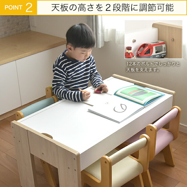 楽天市場】Kidzoo キッズー キッズープレイテーブル(幅90cm) 男の子