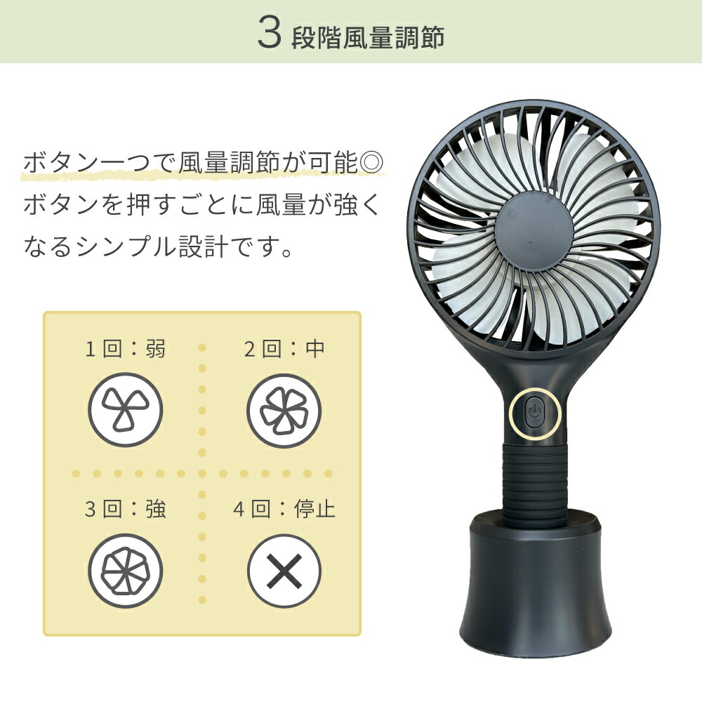 楽天市場】ハンディファン 【 2Way Handy Fan 】 手持ち扇風機