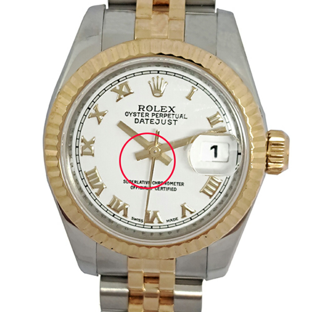 楽天市場】【中古】ロレックス デイトジャスト 179173 Z番 ルーレット