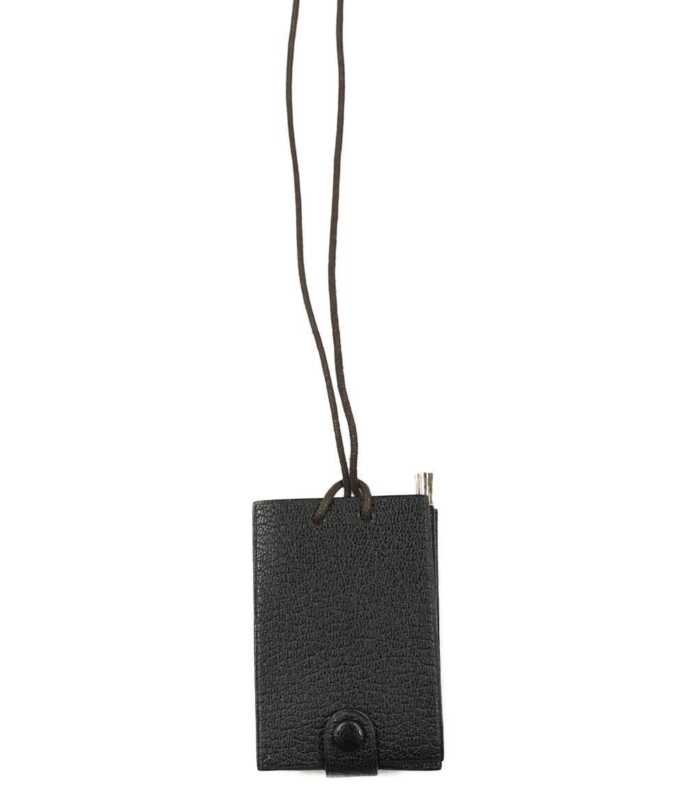 HERMES エルメス メモ帳 ネックストラップ付き シャーペン付き