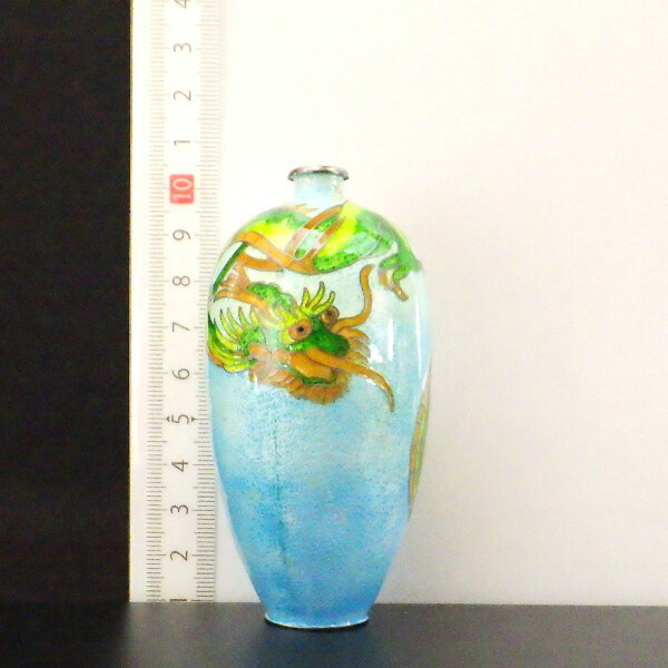 楽天市場】【11日まで10％OFFクーポン】 七宝焼き 花瓶 一輪挿し 龍の