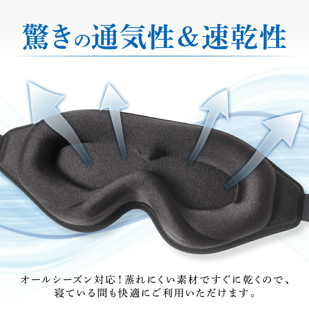 楽天市場】【工学博士×脳の専門医が開発】 アイマスク 【遮光率99.99