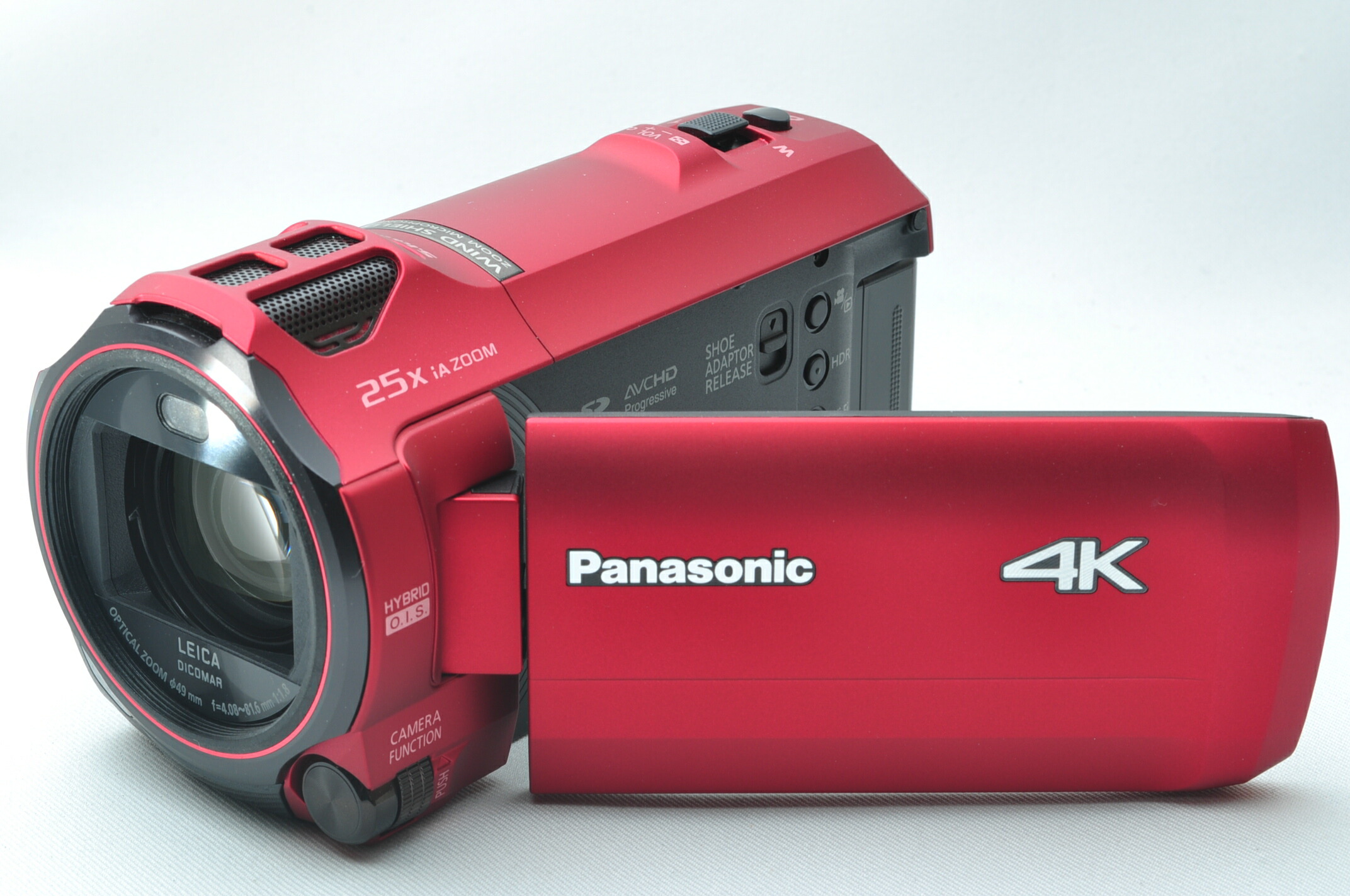 Panasonic HC-VX992M パナソニック 4Kビデオカメラ レッド 概要