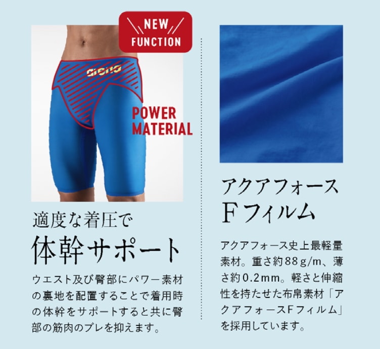 アリーナ高速水着アクアフォースX SSSサイズ アルティメット アクア