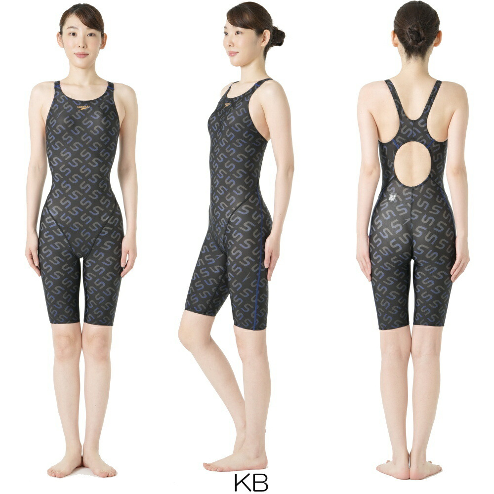 speedo SD73A51N 競泳水着 SS ブルーレッドホワイキネシスカット