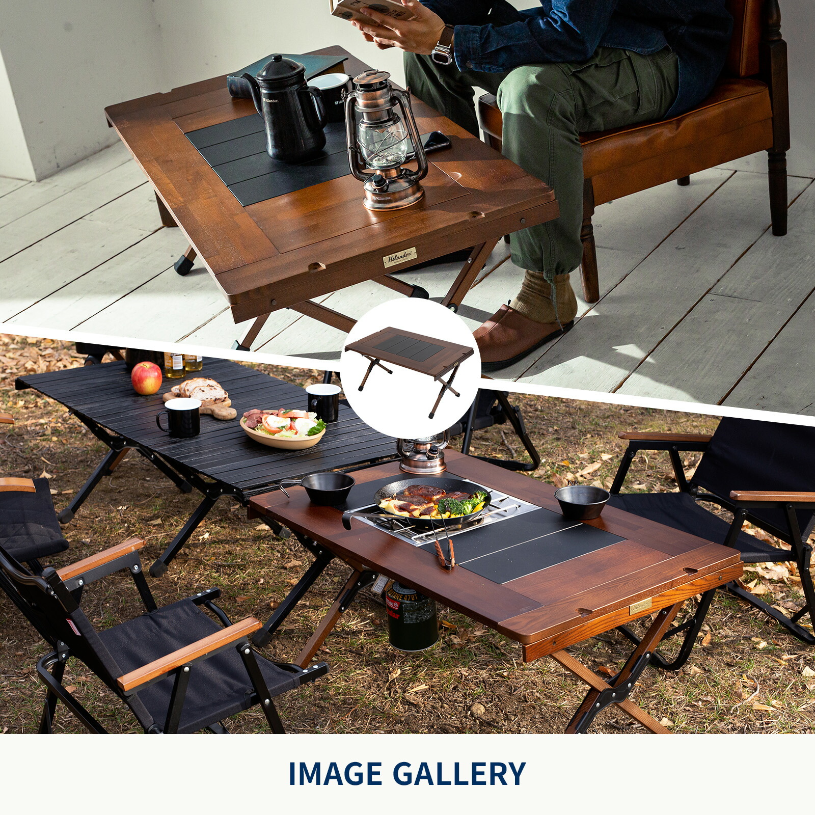 kakehi31 さん専用 Hilander シェフテーブル+ロールテーブル Hilander