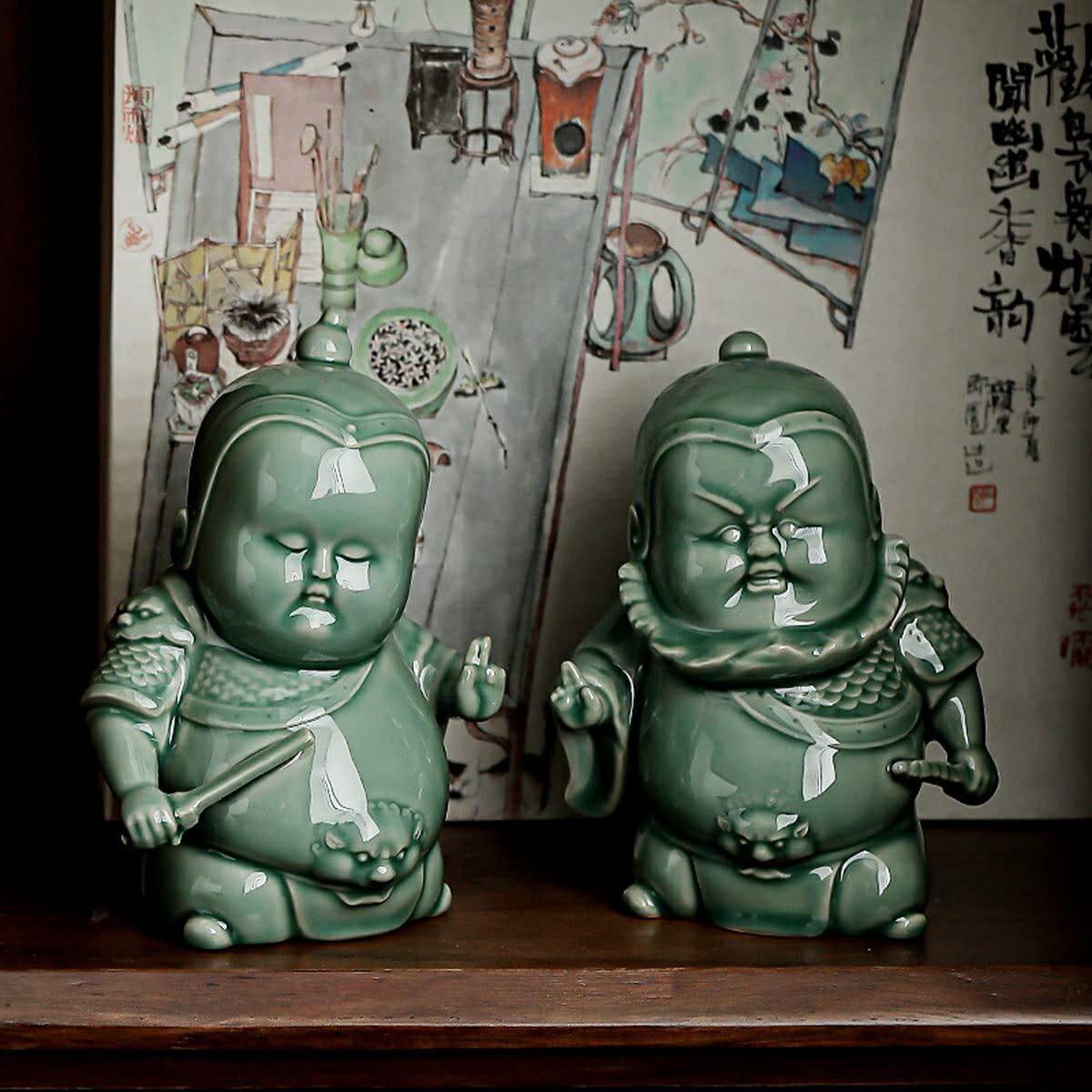 仏教美術 古銅 観音菩薩像 仏像 豆仏 懐中仏 置物 V R8764 中国古 銅造