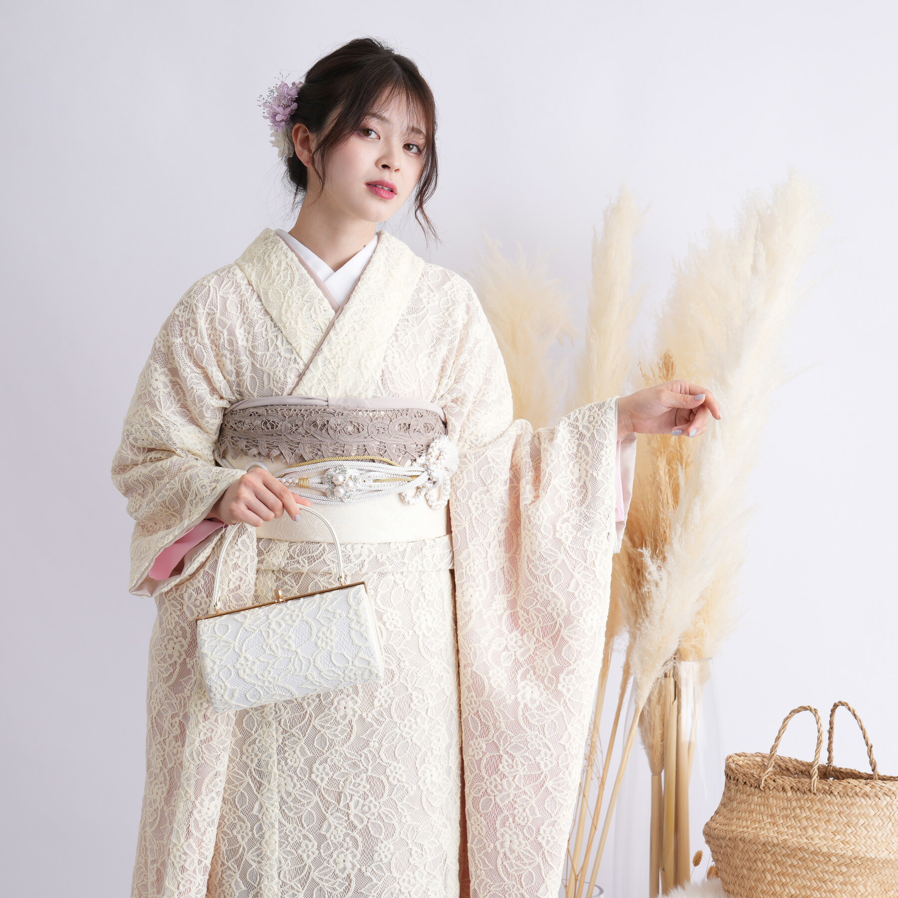 楽天市場】【レンタル】 振袖 21点セット utatane フリー（身長約152cm