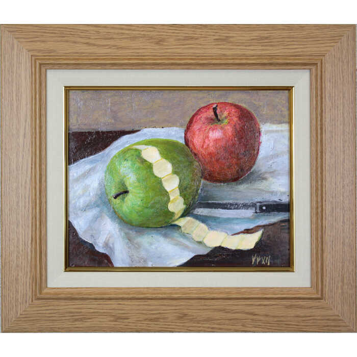 油絵 油彩 油彩画 絵画 絵【七つの林檎】 油絵 油彩 油彩画 絵画 絵