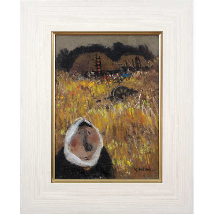 絵画 829 油絵/抽象画風/樹皮/P15号