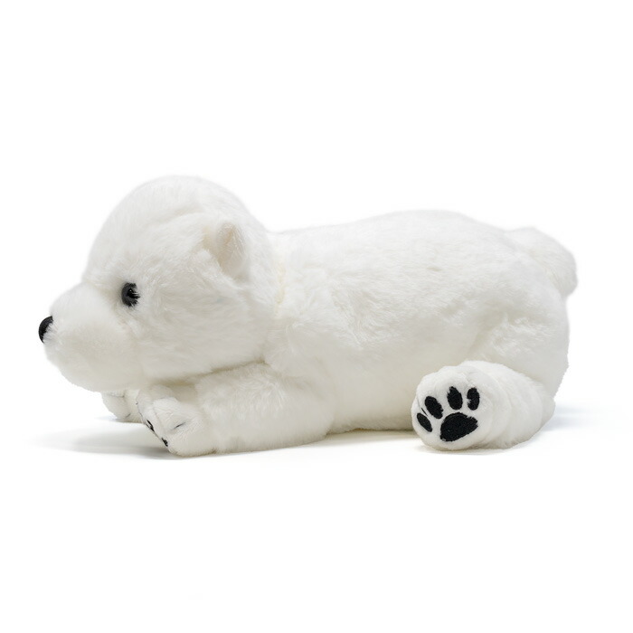 ハンドメイド しろくまくんの冬支度 アルパカ&ウールのぬいぐるみ