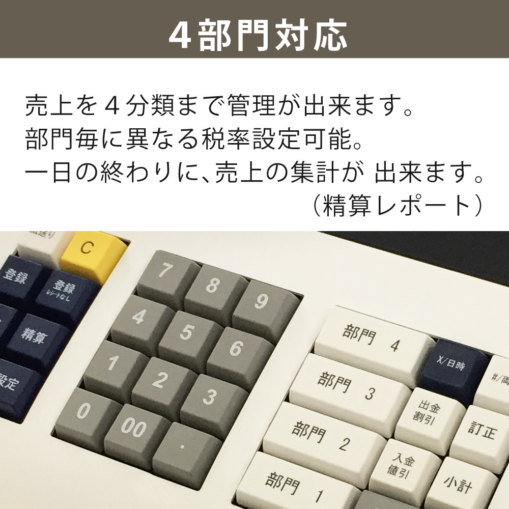 楽天市場】レジスター 小型 クローバー電子 JET120 レジ（ラッピング