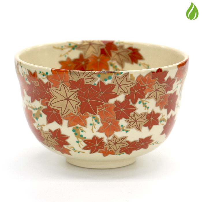 楽天市場】茶道具 抹茶茶碗 宮地英香作 仁清 紅葉 お茶碗 日本製 国産