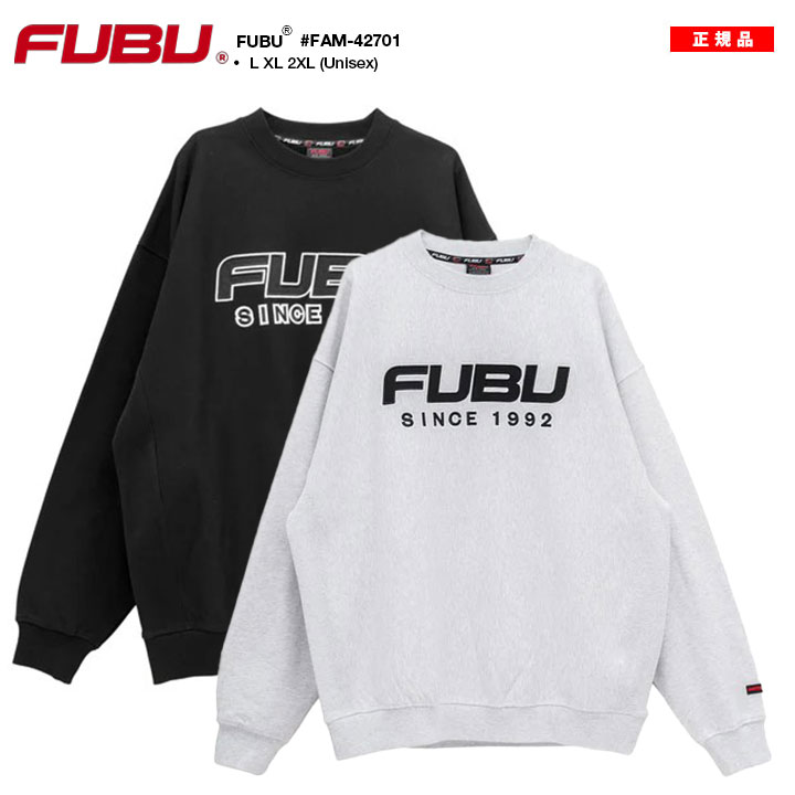 楽天市場】ラスト1点【19%OFF】FUBU トレーナー ブランド スケボー