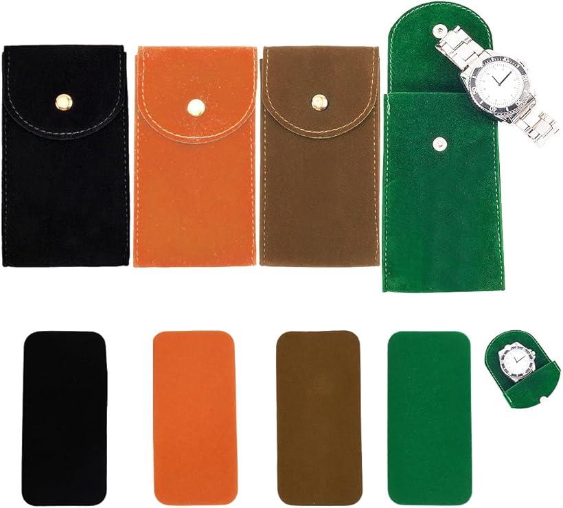 楽天市場】時計ポーチ 腕時計ケース 4個セット ベルベット 時計収納