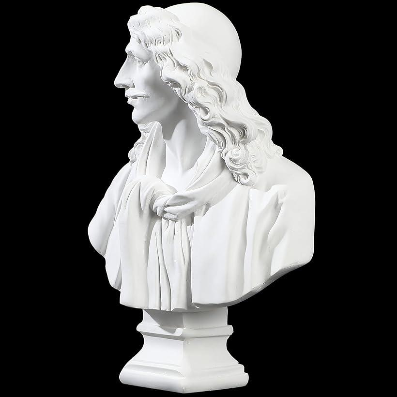 楽天市場】自宅が美術館 石膏風人物像 15cm モリエール : ホリック
