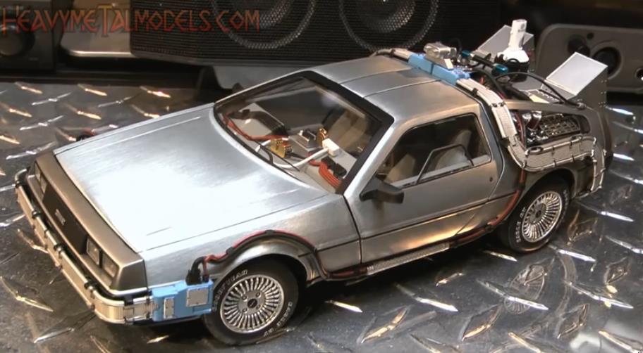 楽天市場】◎1/18☆HotWheelsエリート/バックトゥザフューチャー