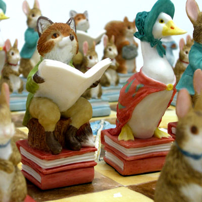 楽天市場】※送料無料！※【The World of Beatrix Potter Chess Set
