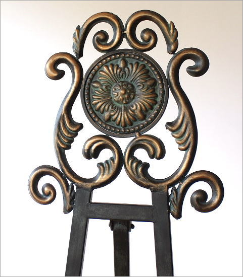 楽天市場】イーゼル アイアン アンティーク 3段階高さ調節可インテリア