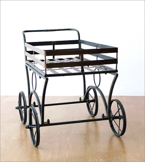 楽天市場】カート アイアン アンティーク おしゃれ ガーデンカート