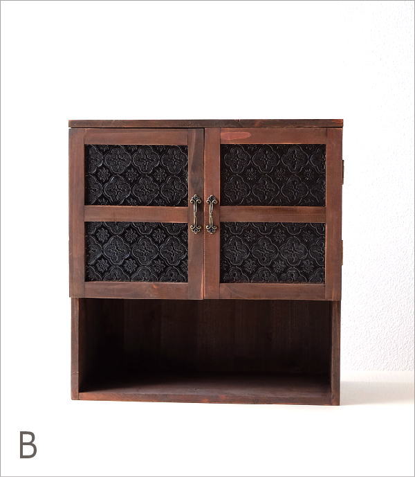 楽天市場】キャビネット スパイスラック おしゃれ ガラス ウッド 木製