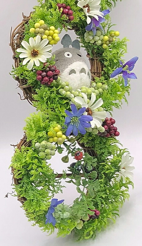 楽天市場】となりのトトロ「いちにーさん、森のつなぐリース」ジブリ