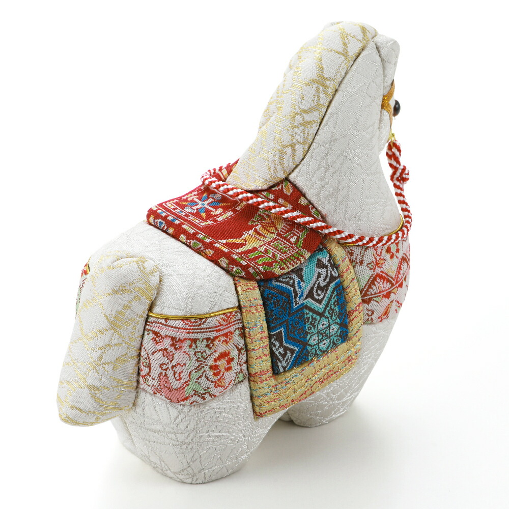 楽天市場】2026年 干支置物 龍村美術織物 木目込人形 午年 令和8年 馬