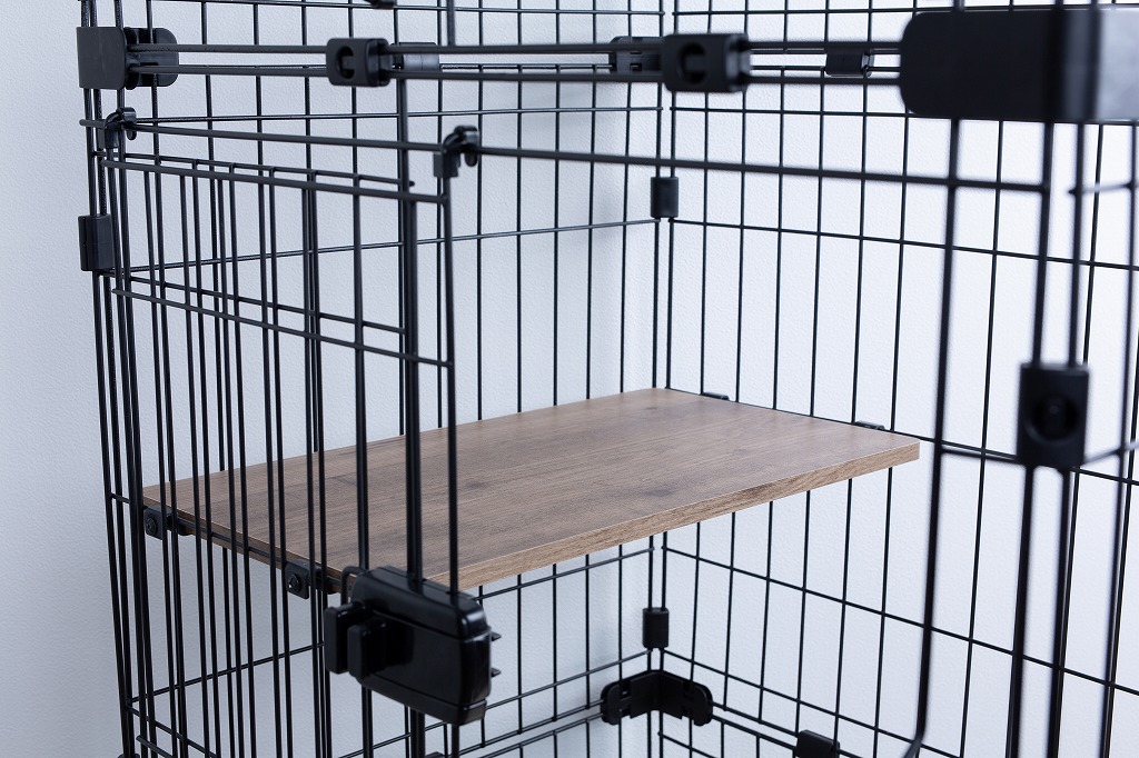 アイリスオーヤマ ルーフキャットケージ キャスター ブラック 猫用 RFC