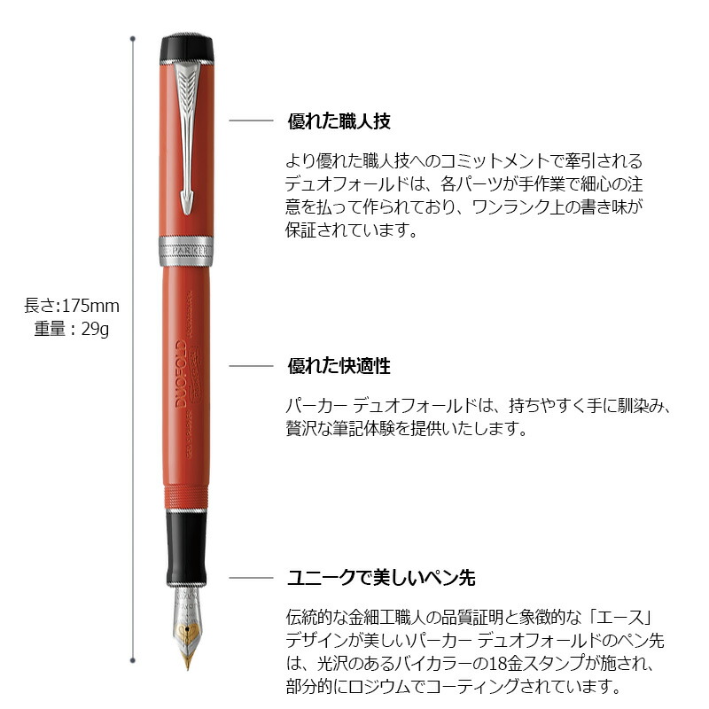 楽天市場】PARKER(パーカー) DUOFOLD デュオフォールド クラシック
