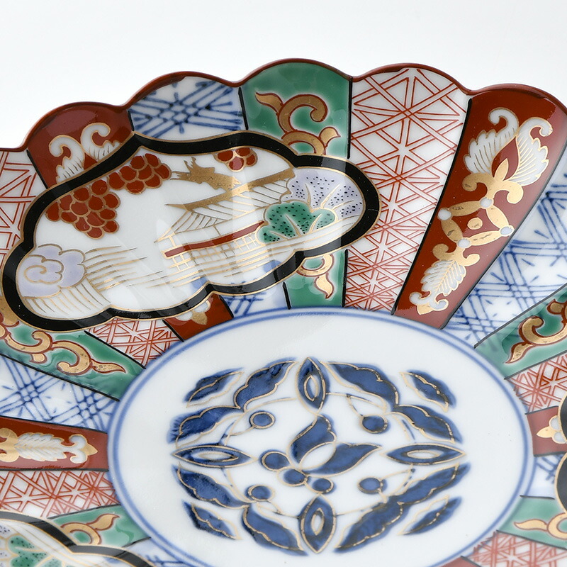 林みちよ 紅縁銀彩皿（No.3） 菓子皿 オブジェ アート 茶道 林みちよ