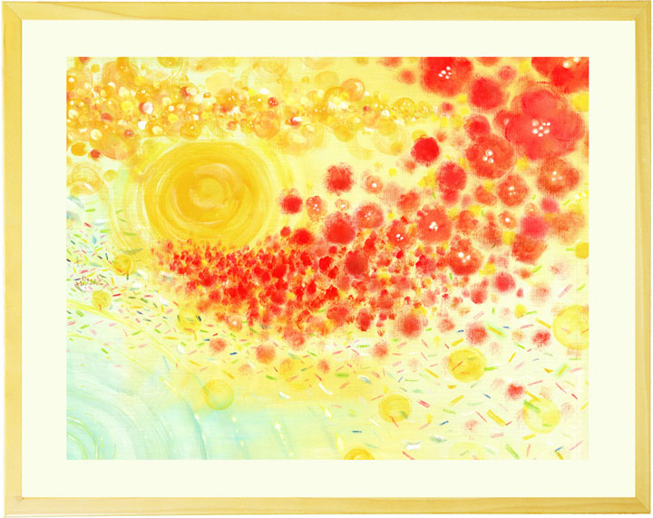 楽天市場】絵画 おしゃれ 壁掛け 絵 「どきっ、わくわく、うきうき