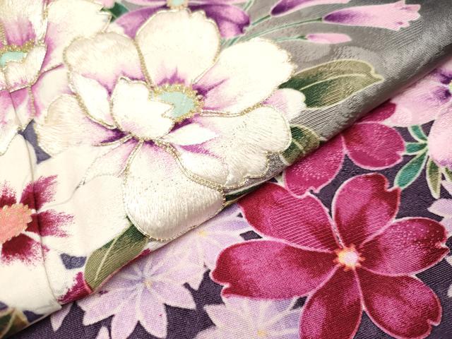 楽天市場】平和屋本店□極上 森英恵・HANAE MORI 振袖 駒刺繍 草花文