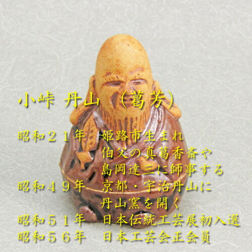 楽天市場】【茶道具】【香合】【送料無料】【中古】寿老人香合小峠丹山