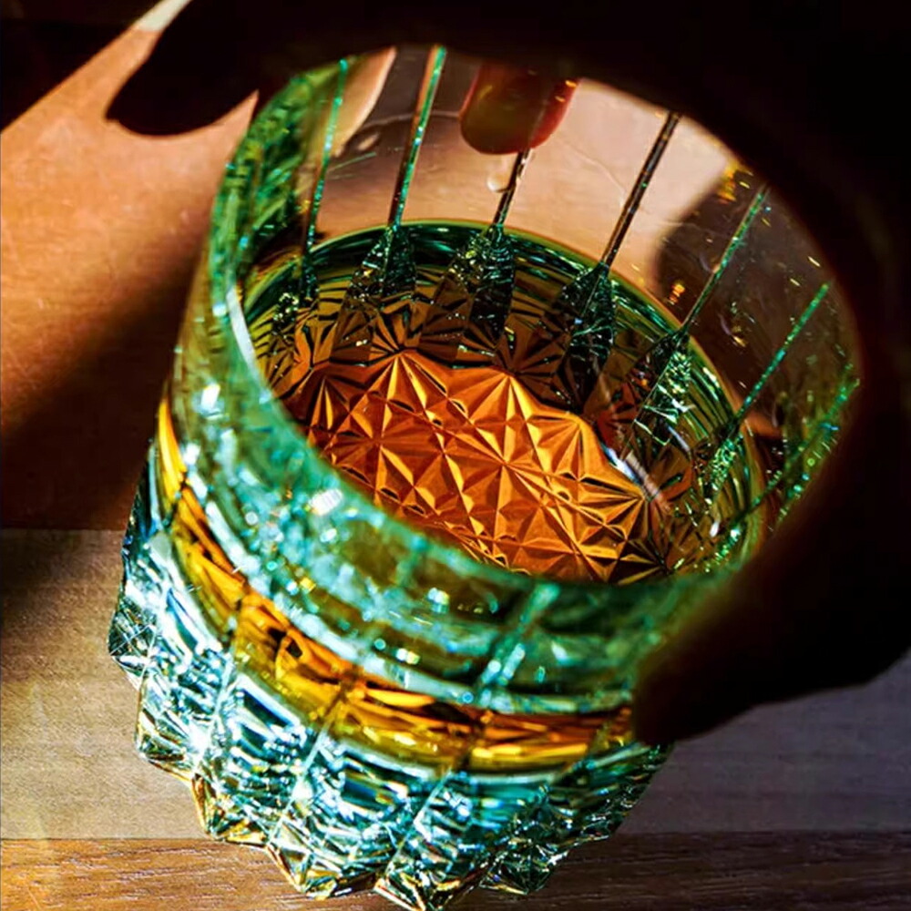 楽天市場】IwaiLoft 切子 ウイスキー ロックグラス 9色 切子タンブラー