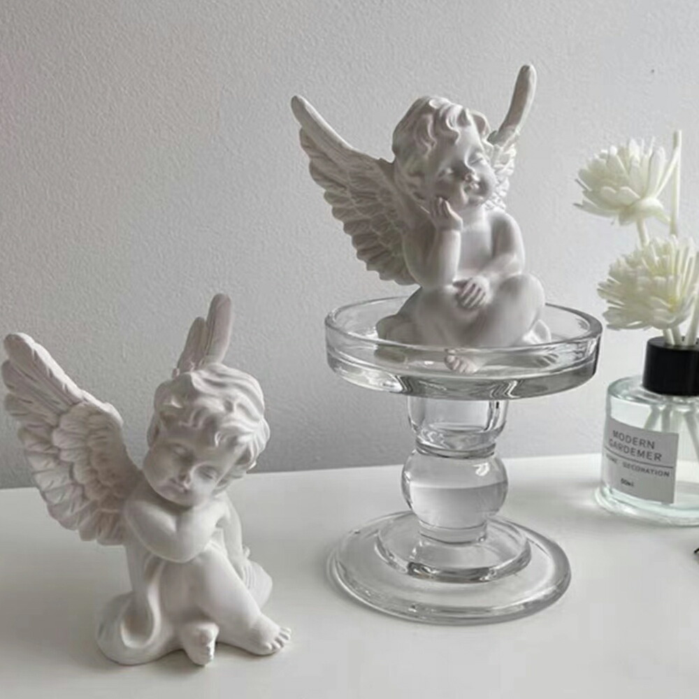 楽天市場】IwaiLoft 天使 置物 彫像 白 オブジェ ガーデンオブジェ