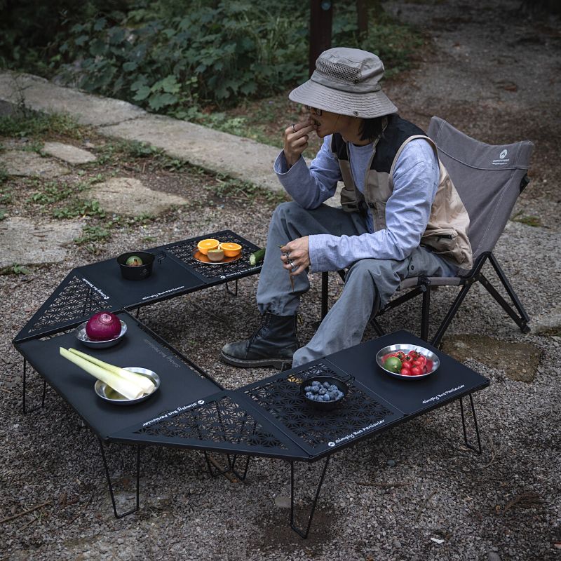 HIBARI フィールドラック キャンピングラック アルミ天板セット 収納