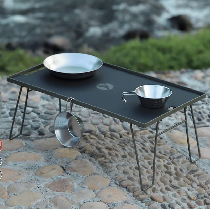 アウトドア キャンプ フィールドラック アルミ天板 セット 黒 楽天市場