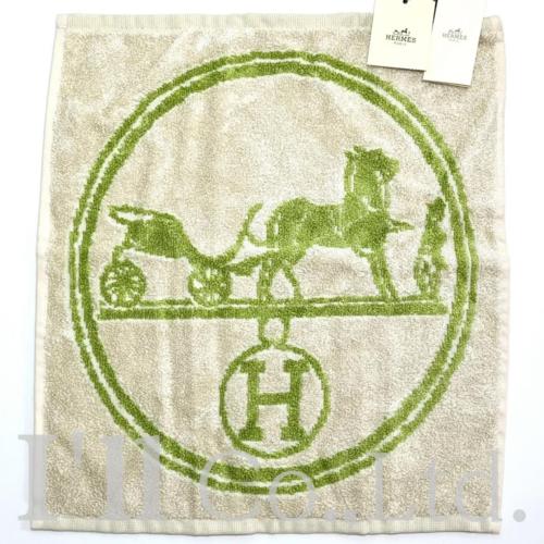 HERMES ロゴ馬車 ハンドタオル 楽天市場】【中古】【未使用品】HERMES