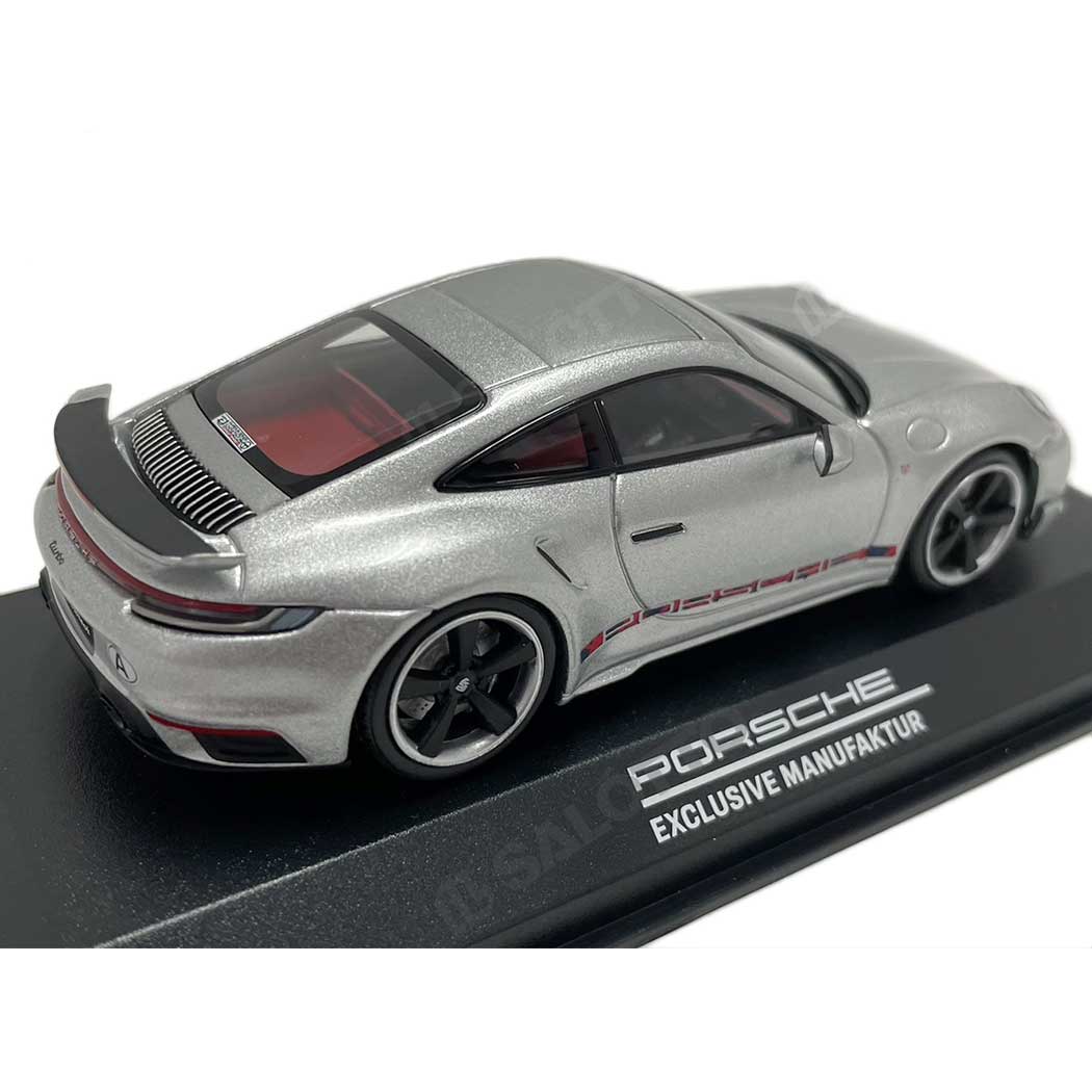 最終価格早い者勝ち希少ポルシェ911 Turbo ミニカー 1/18 シルバー
