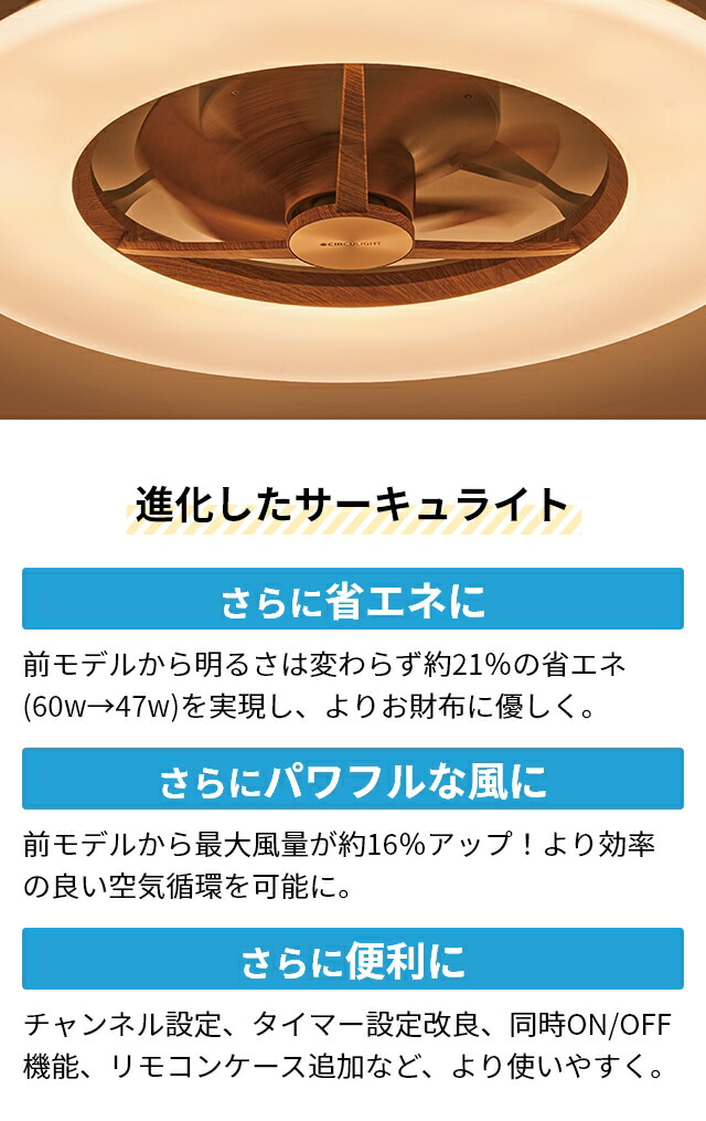 楽天市場】サーキュライト 【選べる豪華特典】 シーリングファン