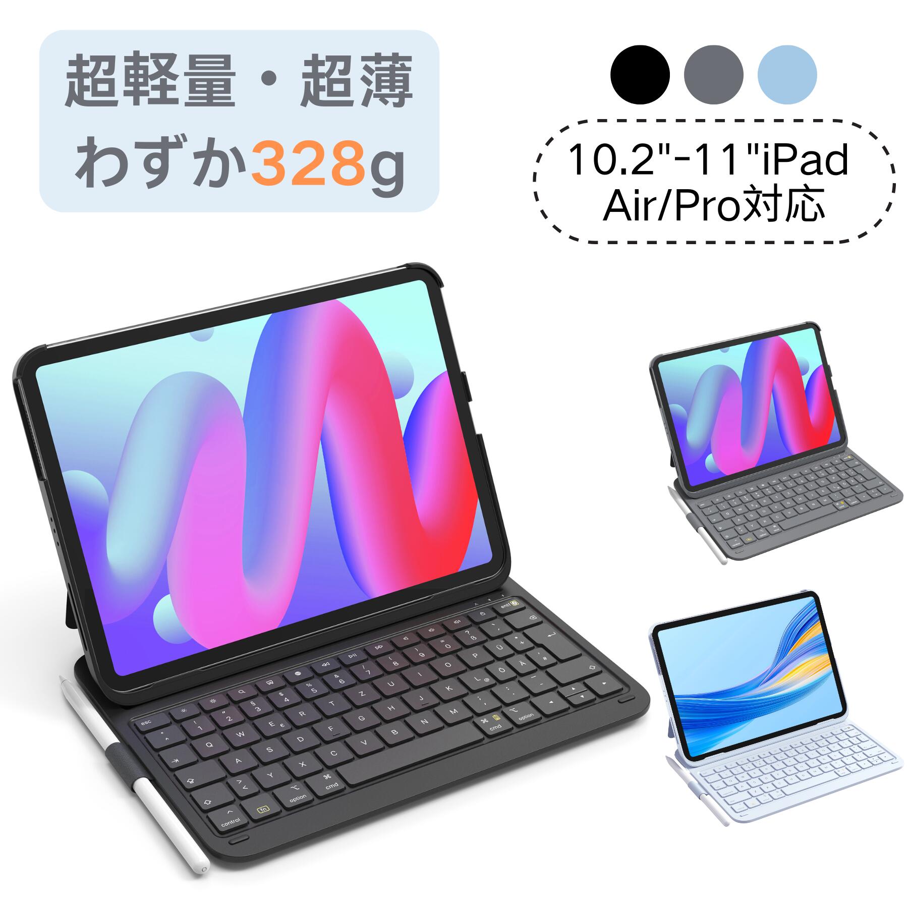楽天市場】[超軽量 超薄]iPad キーボード ケース付き Bluetooth iPad