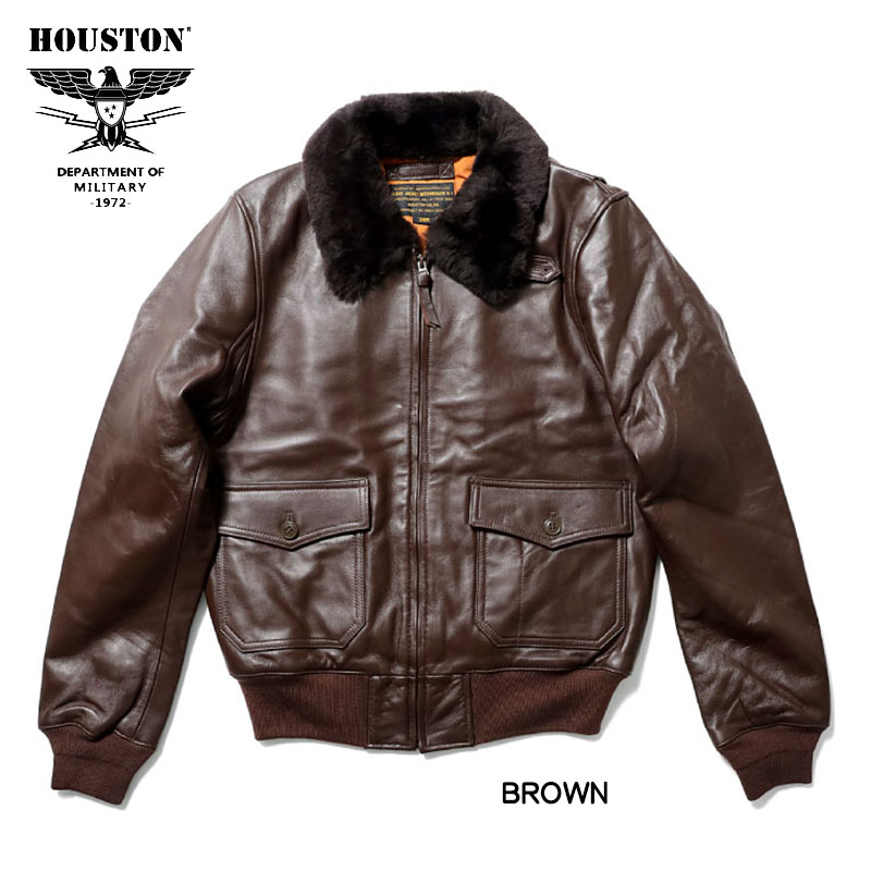 楽天市場】HOUSTON ヒューストン レザージャケット 革ジャン メンズ G