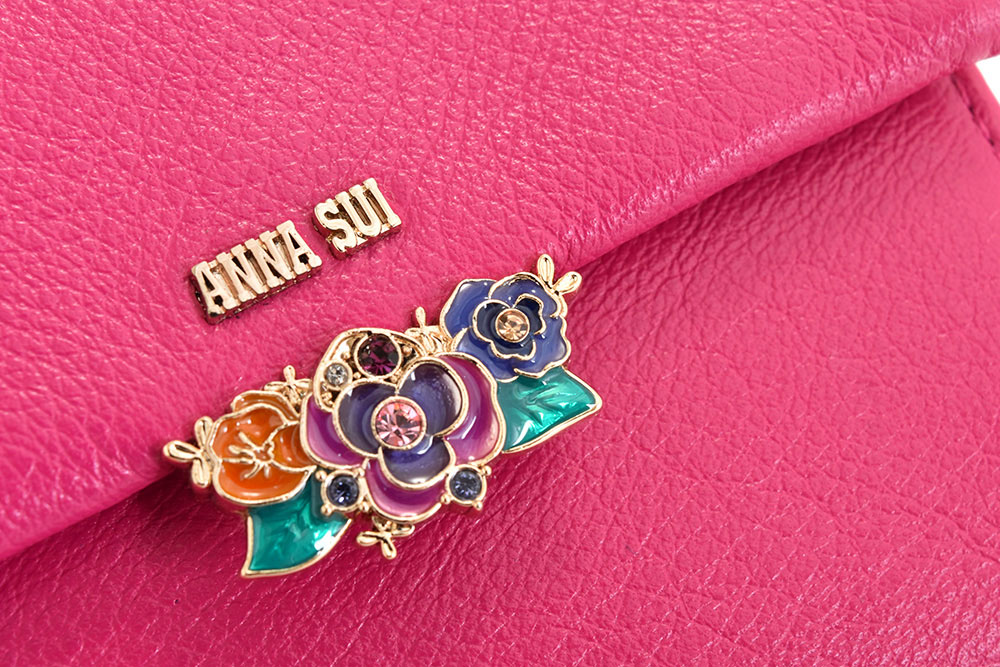 楽天市場】展示品箱なし アナスイ 財布 二つ折り財布 がま口財布