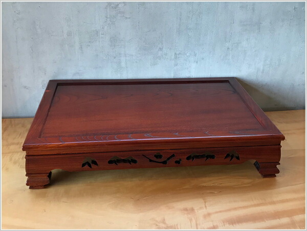 楽天市場】花台 木製 床の間 和風 敷き板 無垢 飾り板 欅 飾り台 高級