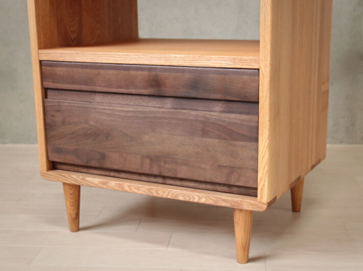 迪卡 起立木工 キャビネット 電話台 収納 ビンテージ 無垢材 IZ 迪卡様