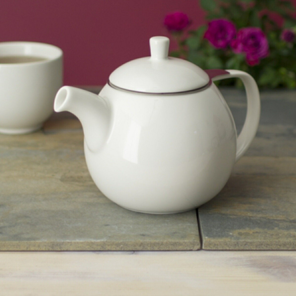 楽天市場】ティーポット 710ml Curve カーヴ 陶器 （ 食洗機対応 電子