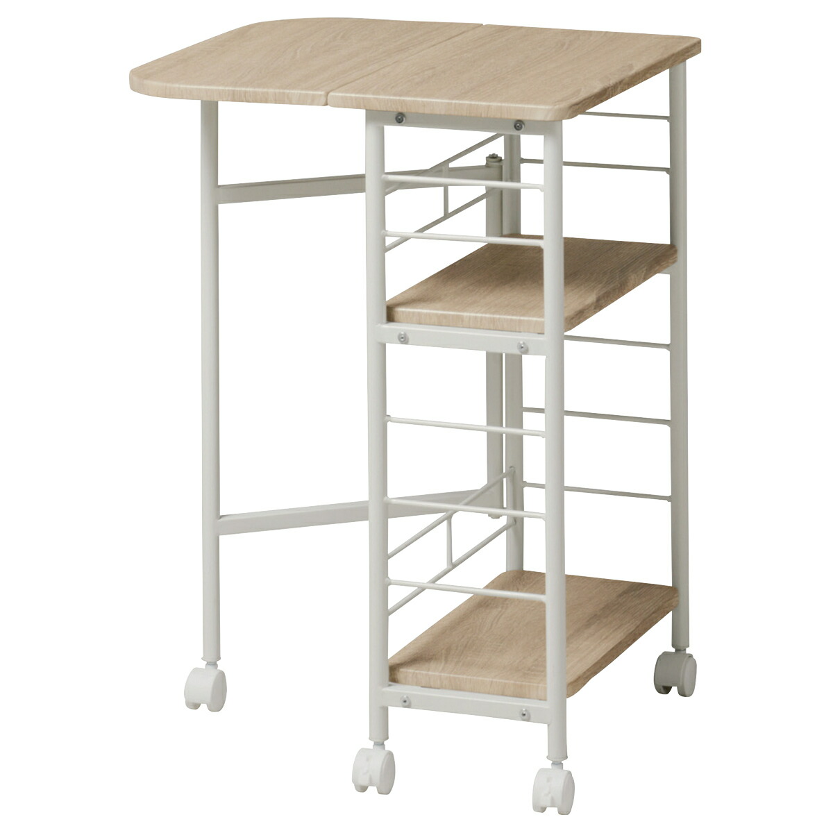 楽天市場】キッチンワゴン バタフライ天板 幅27・50cm Like Vintage