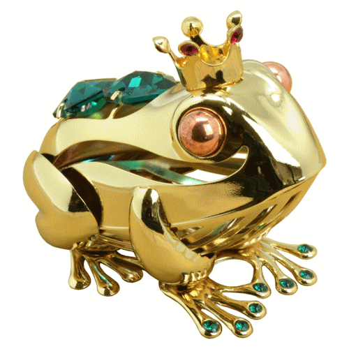 スワロフスキー 1041376 LOVLOTS Romeoクリスタルカエル置物[LZCO52459]