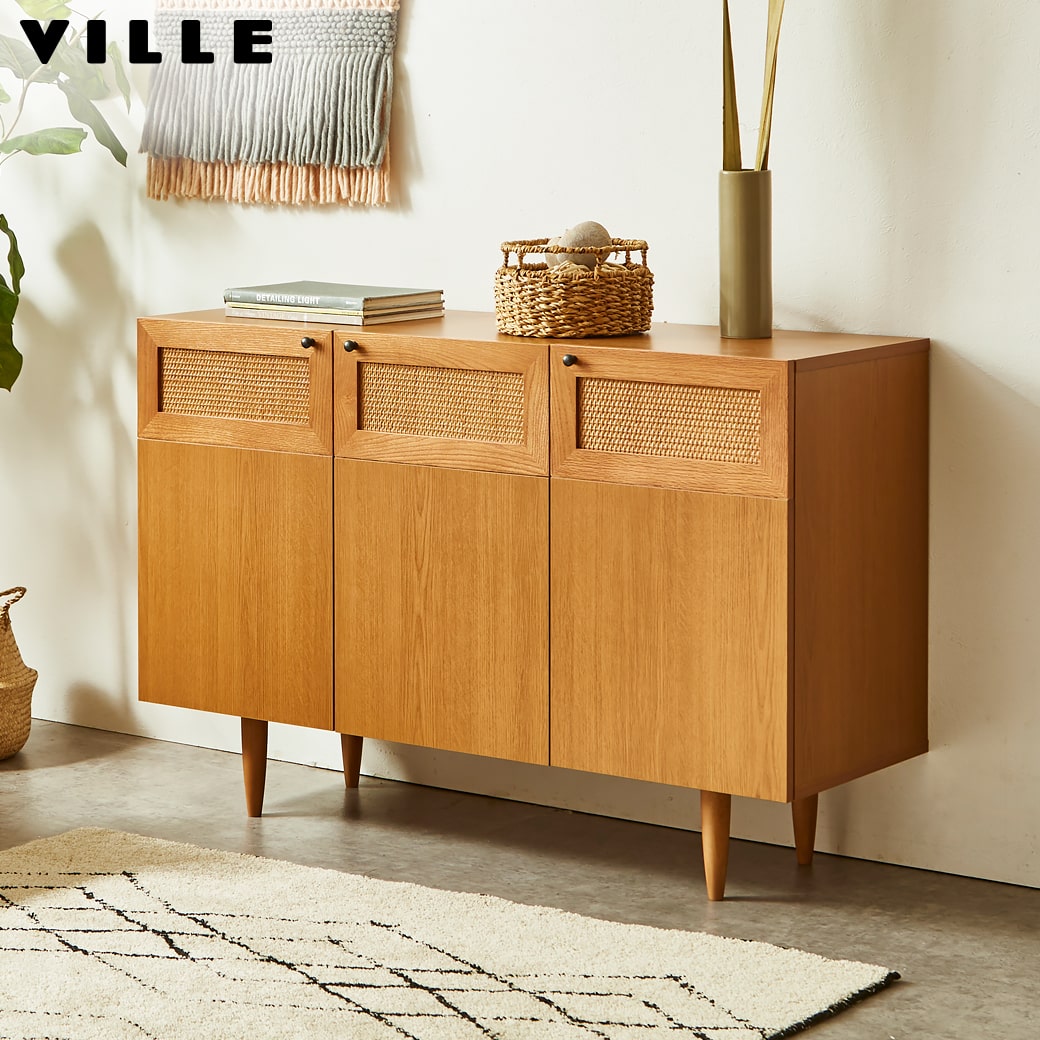 送料込】バーム キャビネット 木製 北欧風 棚 送料込】バーム